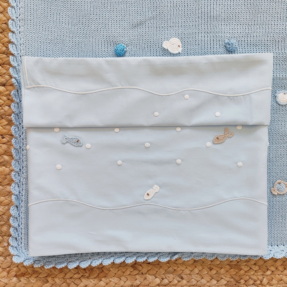 Set: Tutina, Scarpine e Bavetta \ Copertina \ Lenzuolino in filo Jolie Juliet