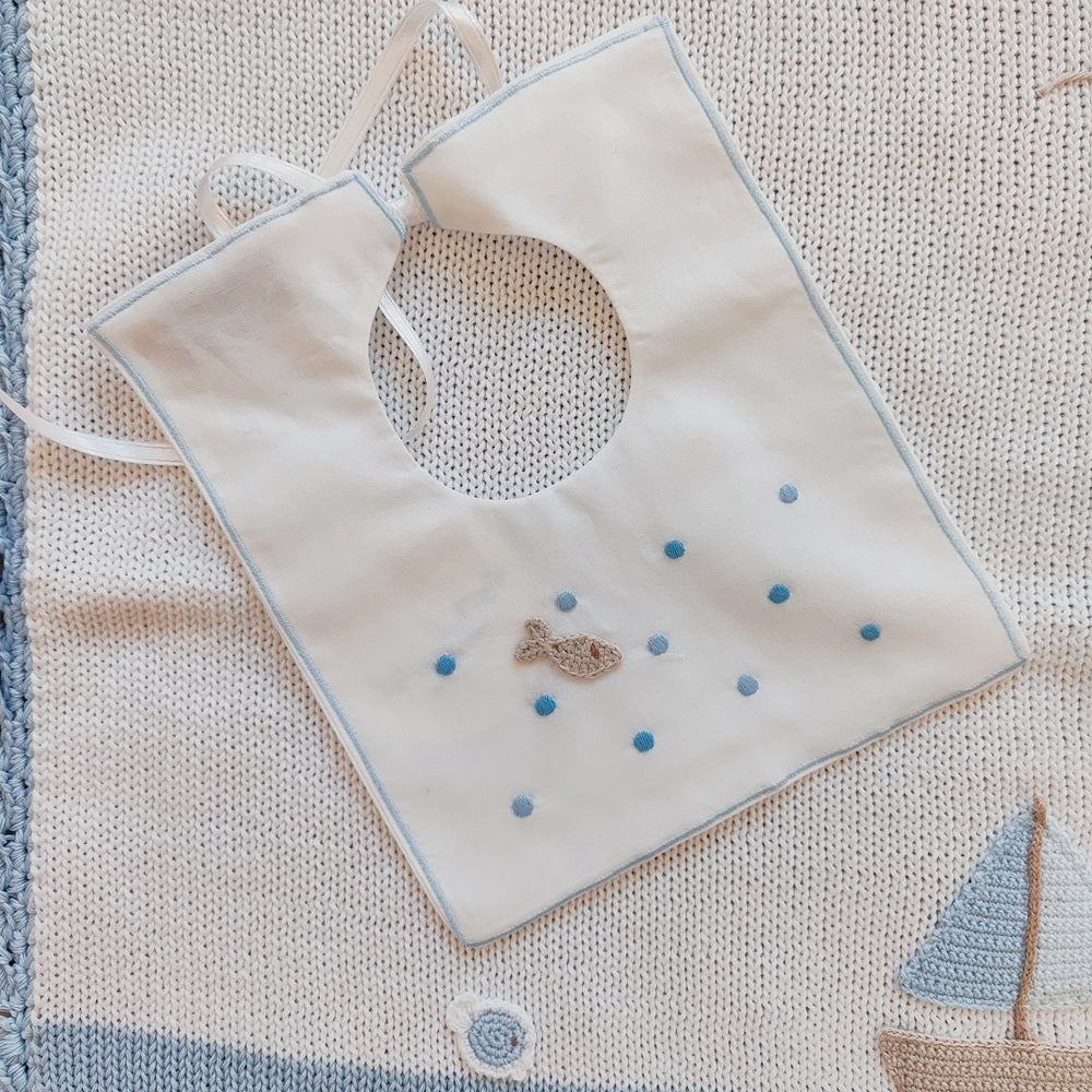 Set: Tutina, Scarpine e Bavetta \ Copertina \ Lenzuolino in filo Jolie Juliet