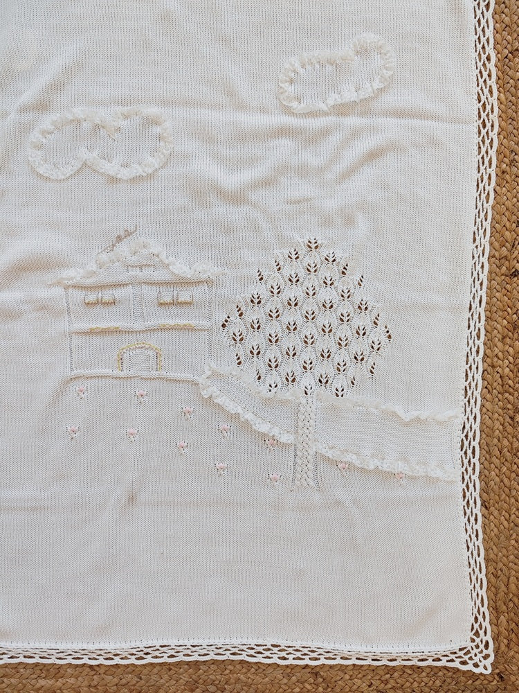 Set: Tutina, Scarpine e Bavetta \ Copertina \ Lenzuolino in filo Jolie Juliet