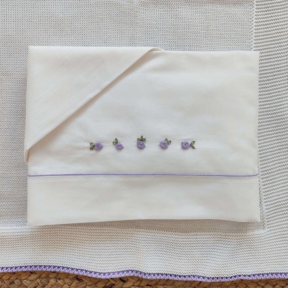 Tutina + Scarpie \ Pagliaccetto + Scarpine \ Bavetta + Cappello \ Lenzuolino \ Copertina in filo La Sartoria Dei Piccoli