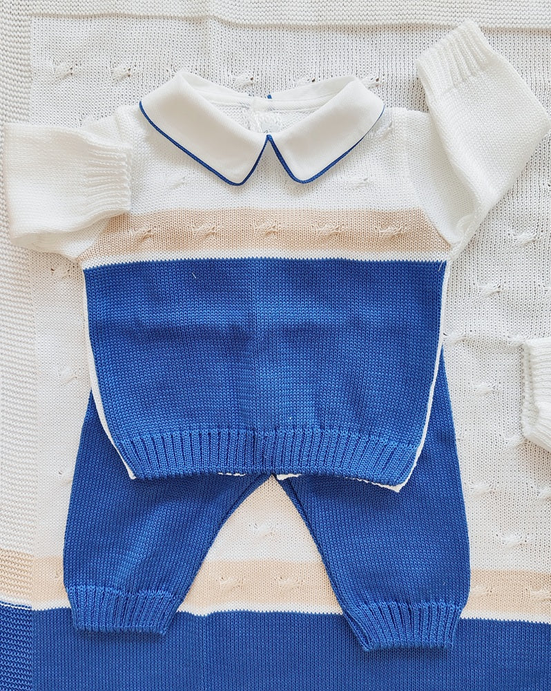 Tutina \ Completo due pezzi \ Pagliaccetto \ Scarpine \ Bavetta + Cappello \ Lenzuolino \ Copertina in filo La Sartoria Dei Piccoli