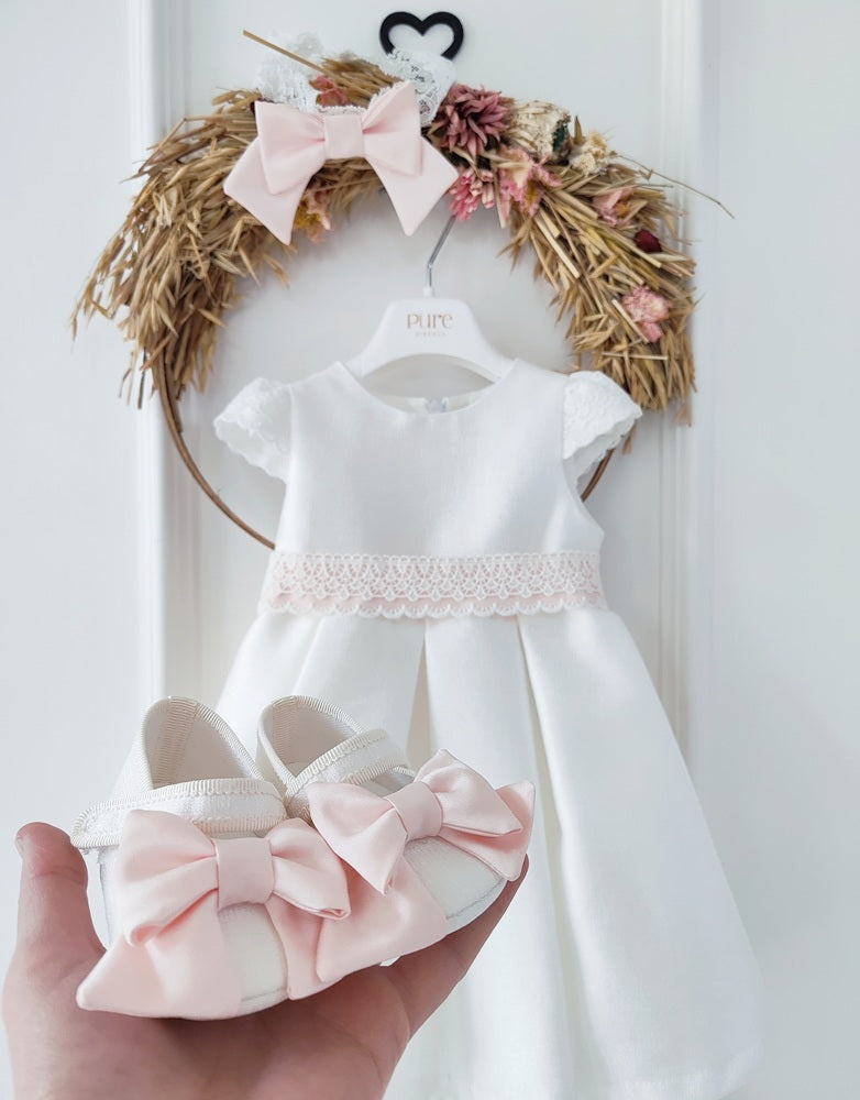 Abito in Mikado \ Fascia \ Scarpe Pure Firenze