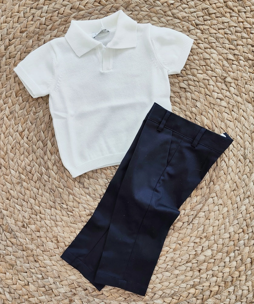 Polo in filo Le Coconnè \ Pantalone Pure Firenze