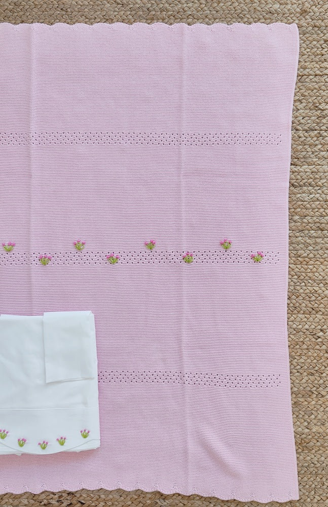 Copertina in filo Le Coconnè \ Set Nascita \ Lenzuolo Le  Coconnè