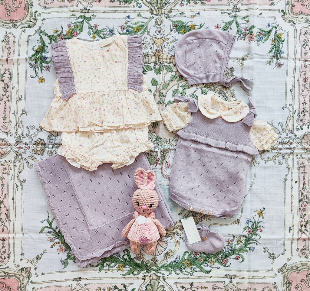 Completo / Pagliaccetto / Scarpine / Cuffietta Wedoble