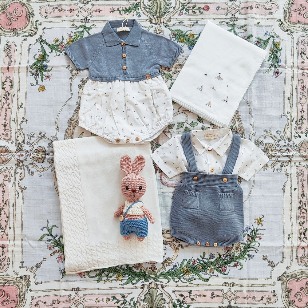 Copertina \ Completo due pezzi \ Pagliaccetto in filo Wedoble