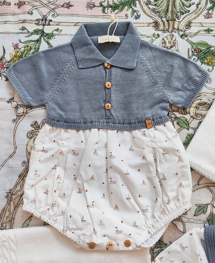 Copertina \ Completo due pezzi \ Pagliaccetto in filo Wedoble