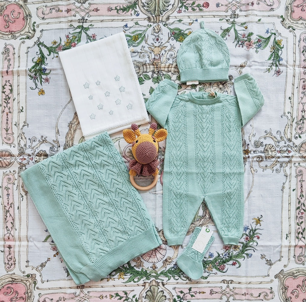 Copertina / Dou Dou / Mussola / Calzini / Tutina Lunga / Cuffietta Wedoble