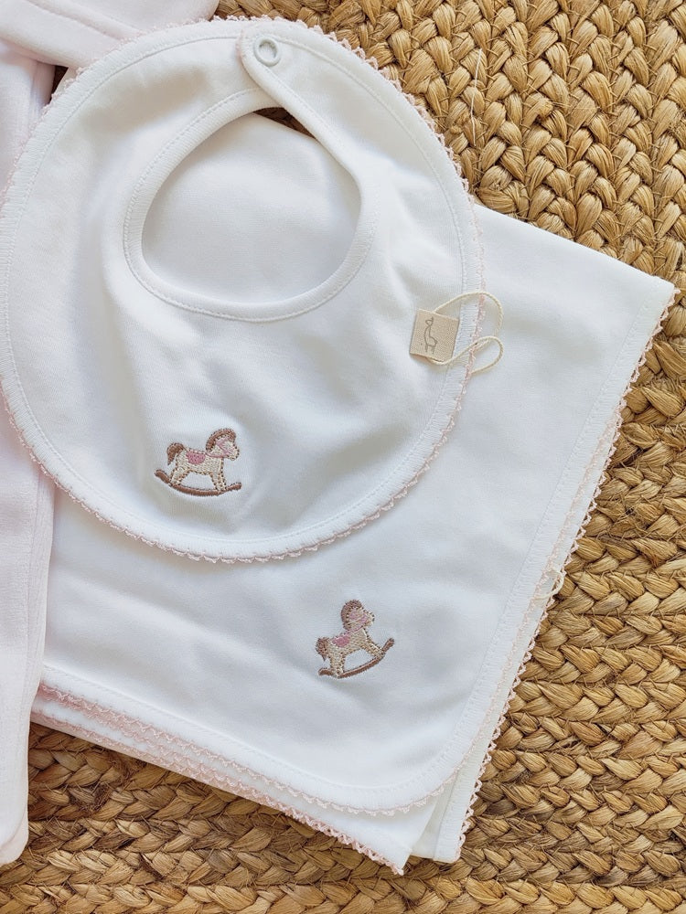 Tutina in ciniglia + Bavetta + Mussola Baby Gi