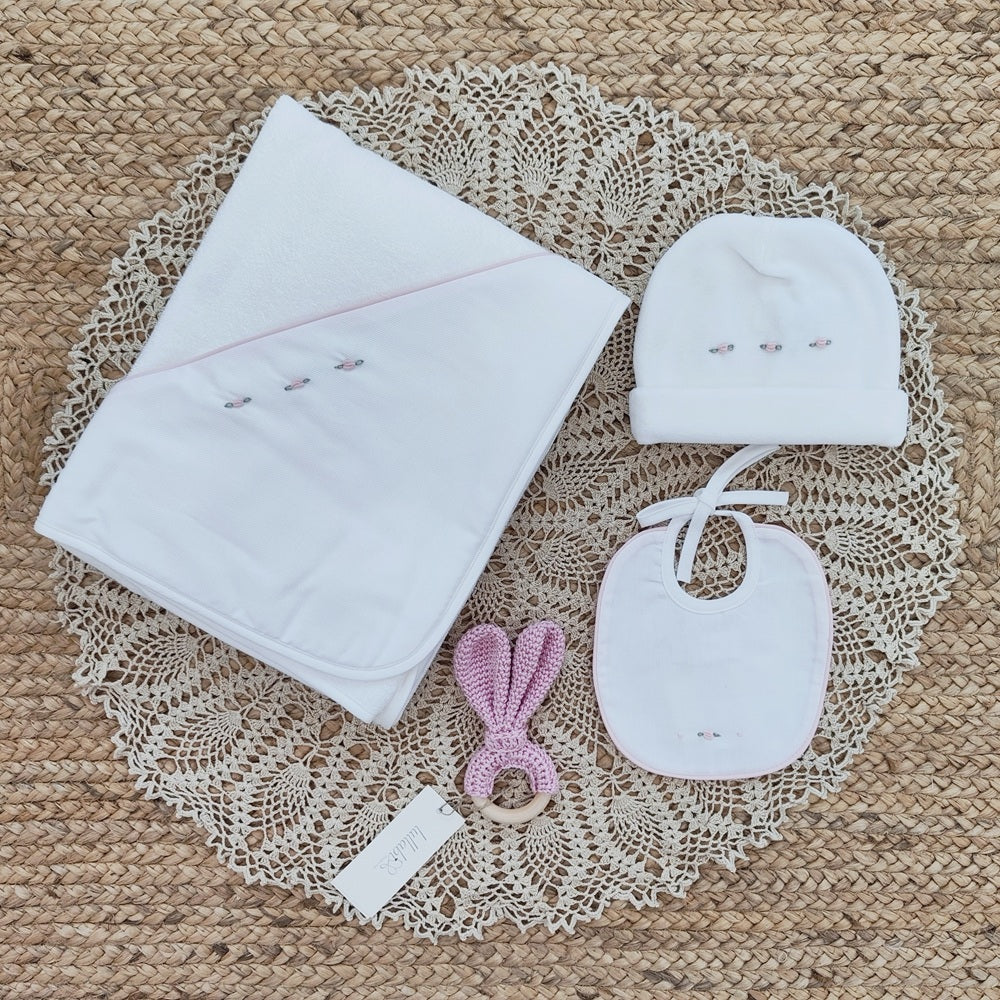 Asciugamano, Cappellino e Bavetta Teto e Tatta