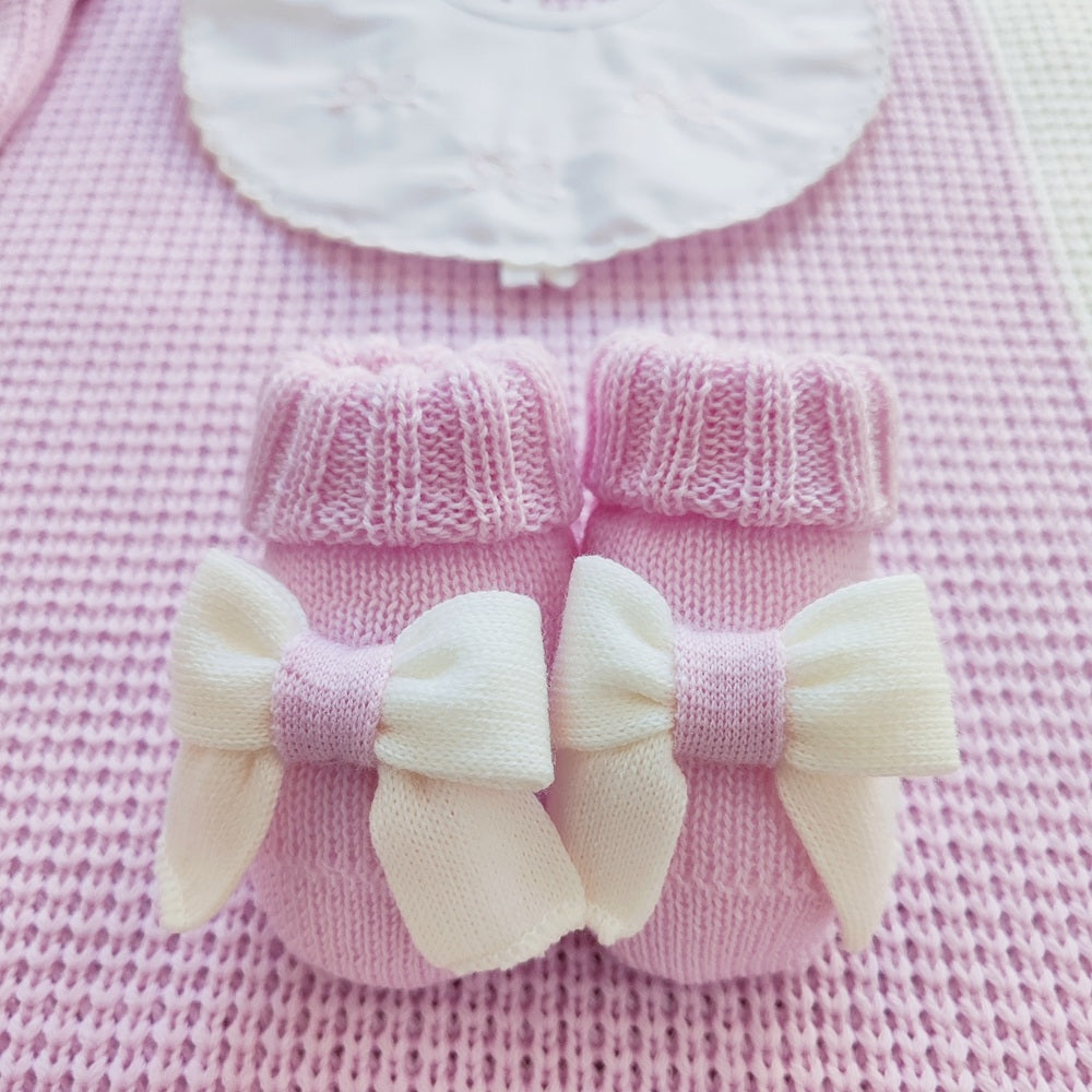 Tutina, Cappellino, Bavetta e Scarpette + Copertina Aurora