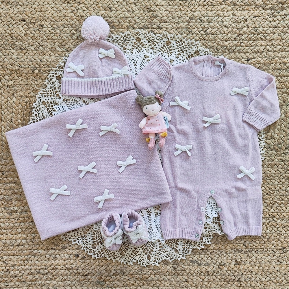 Tutina, Cappellino e Scarpine + Copertina Coccodè