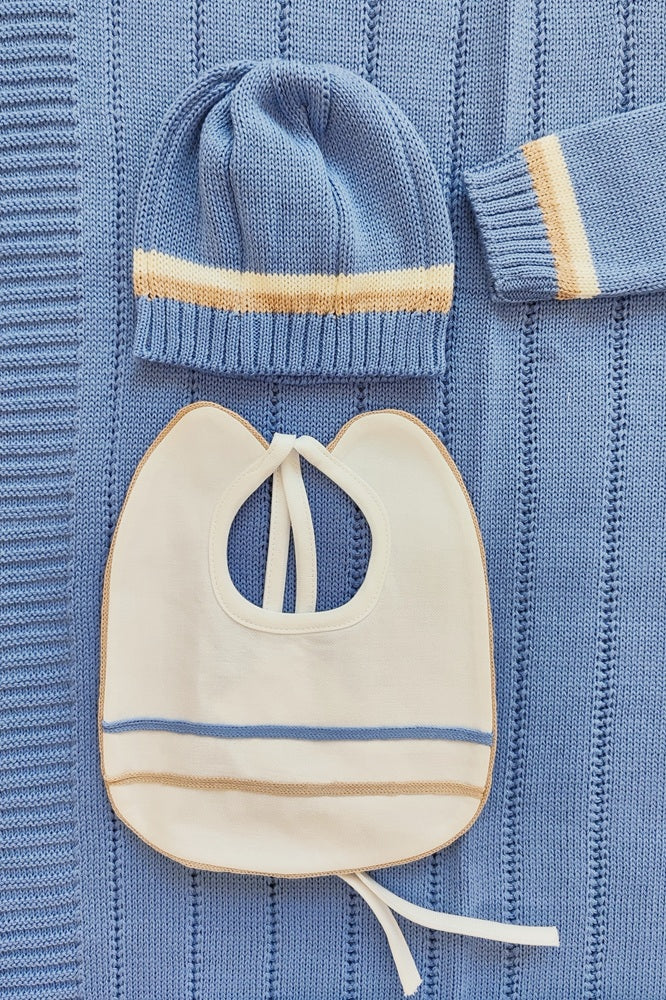 Set Tutina, Cappello, Bavetta, Scarpine + Lenzuolino, Copertina  La Sartoria dei Piccoli