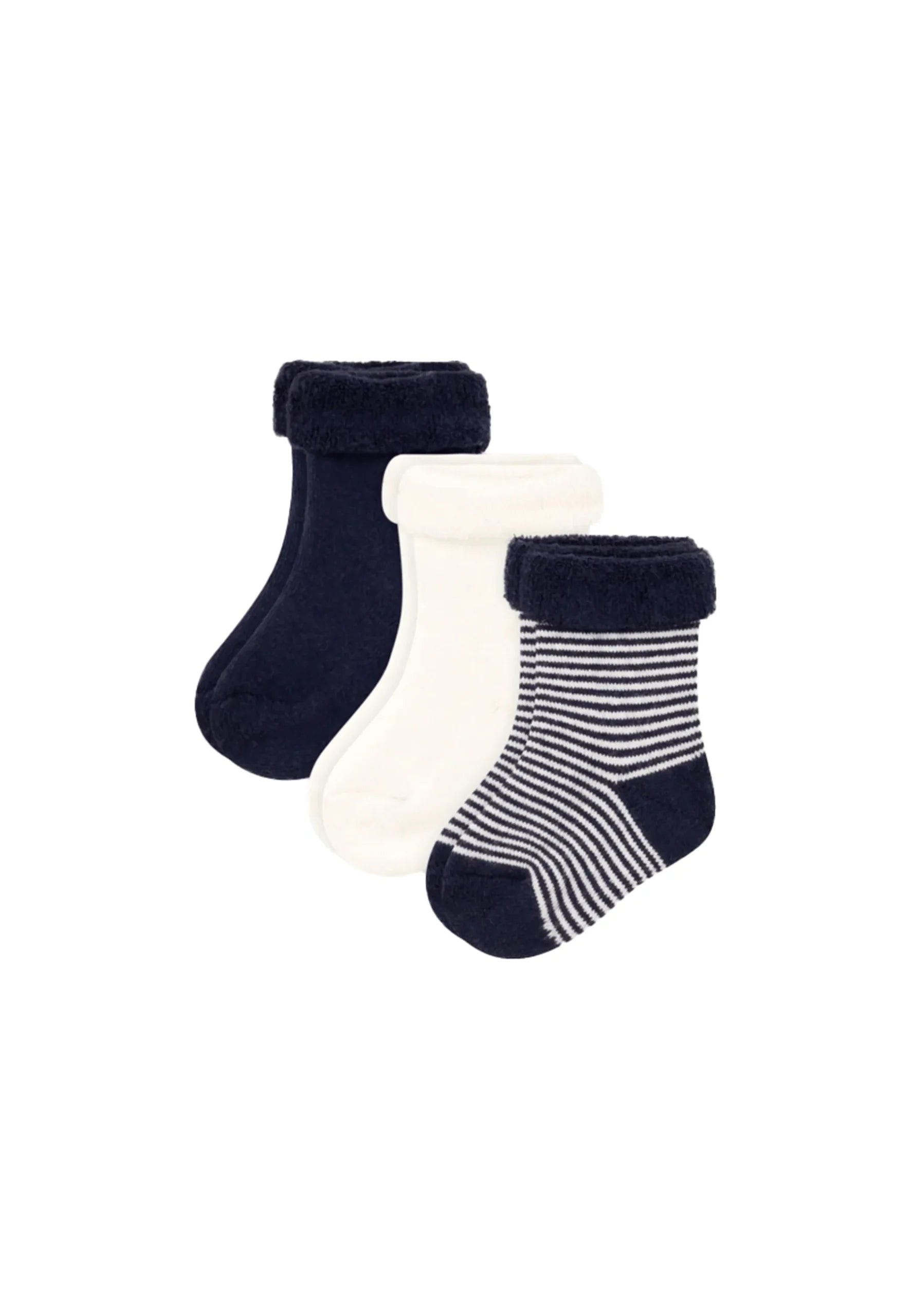 Confezione da 3 paia di calzini in maglia Petit Bateau